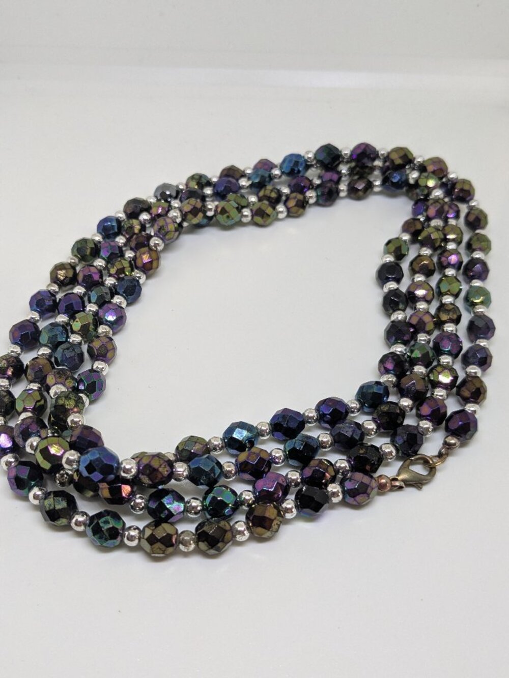 Multicolor Glass Bead Necklace